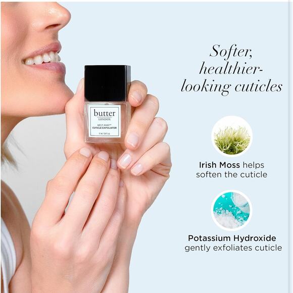 Butter London Cuticle Remover Liquid Exfoliator Melt Away 11 ml $22 - Picture 3 of 6